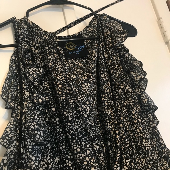 Floral Blue Life Mini Dress - XS - Picture 4 of 10